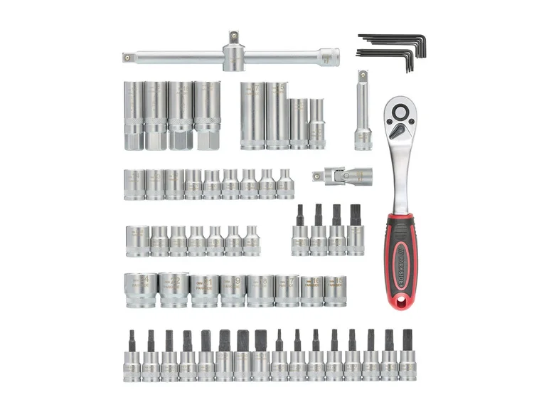 PARKSIDE® Set de douilles et d'embouts PSSS 65 A1. 65 pièces